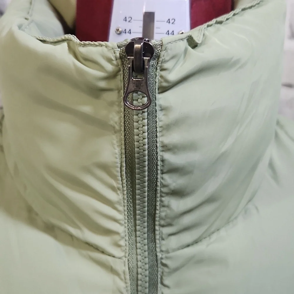 Chelsea & Violet SZ L Seafoam Green Puffer Coat - Picture 3 of 7